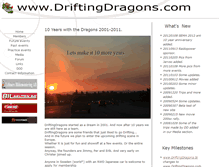 Tablet Screenshot of driftingdragons.com